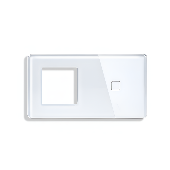 LB SWITCH dvojnásobný skleněný panel ZÁS+1