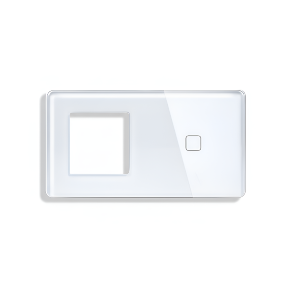 LB SWITCH dvojnásobný skleněný panel ZÁS+1