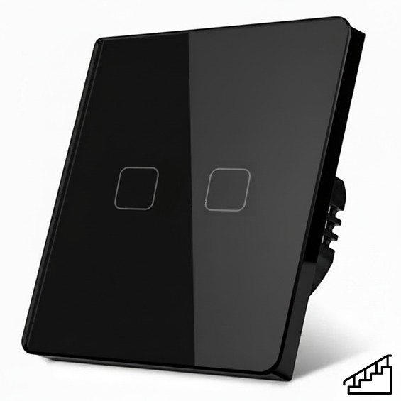 L+B SWITCH dotykový vypínač č. 5B – černý