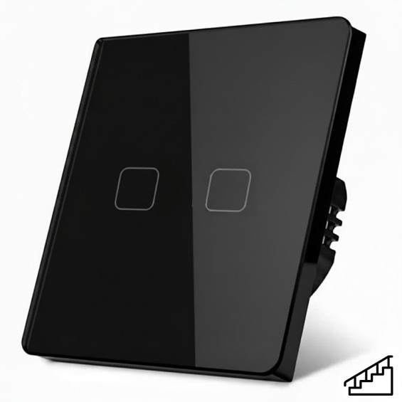 L+B SWITCH dotykový vypínač č. 5B – černý