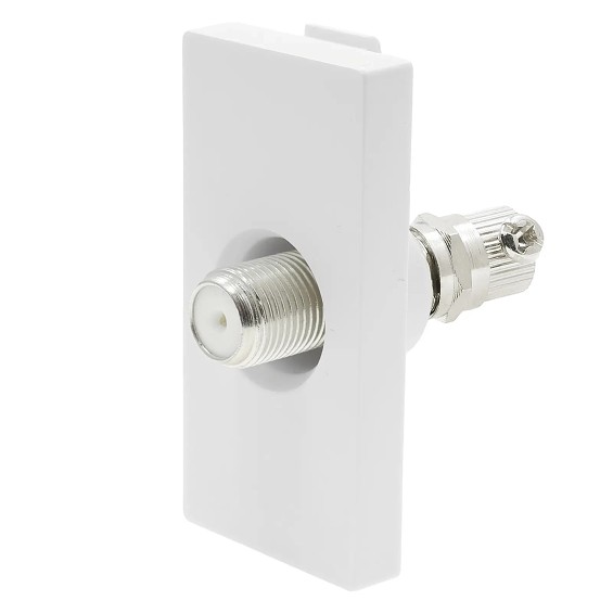 LB SWITCH satelitní polomodul – bílý 